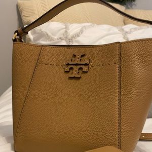Tory Burch crossbody, size small, color tan